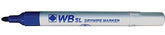 ValueX Whiteboard Marker Bullet Tip 2mm Line Blue (Pack 10) - 871003